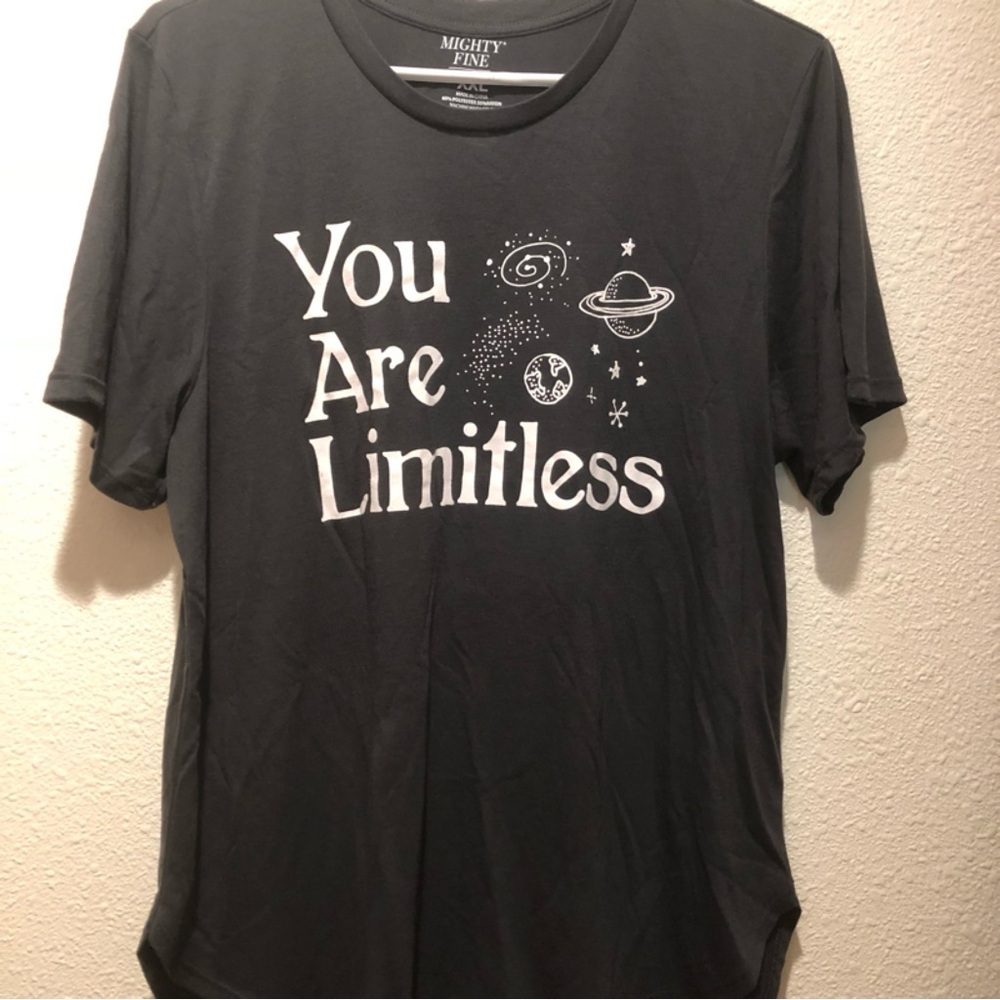 ❤️Mighty Fine - Navy You Are Limitless Graphic T-Shirt - XXL
